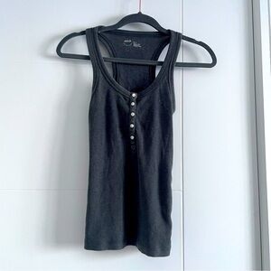 3/$45 Arie River Washed Henley Tank